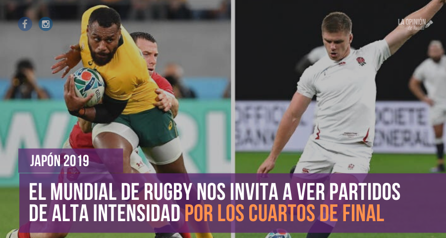 El Mundial de rugby se reanuda con partidazos: Inglaterra-Australia y Nueva Zelanda-Irlanda