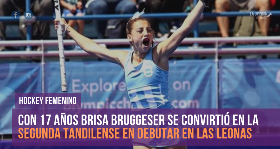 Con talento y juventud Brisa Bruggeser debutó en Las Leonas