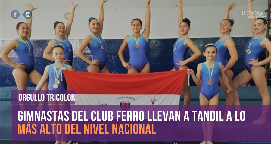 Ferro sigue cosechando resultados positivos en Gimnasia Artística