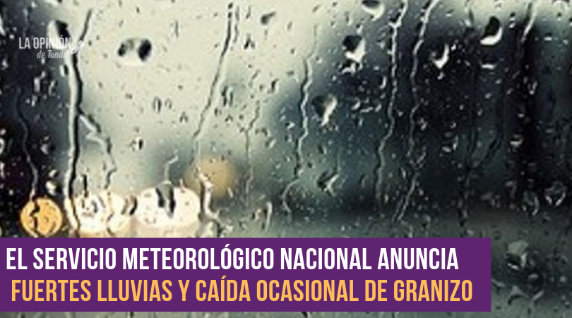 Rige un alerta meteorológico para Tandil y la zona