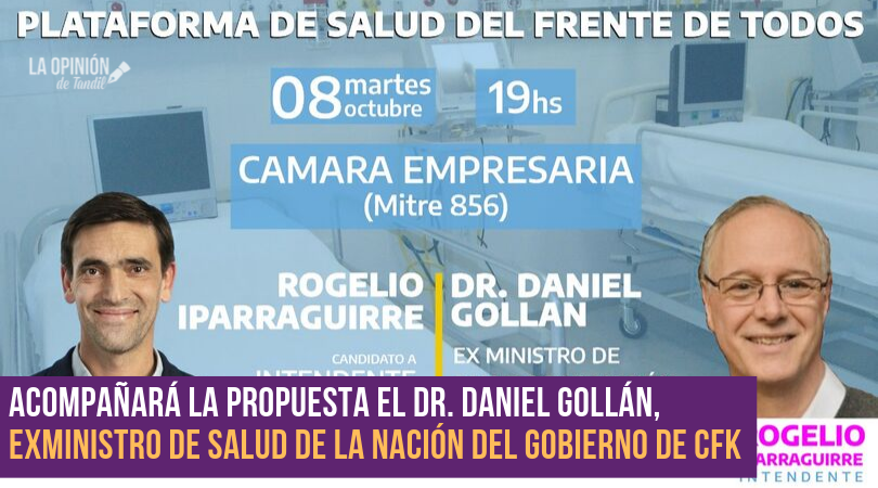 Este martes se presentará la plataforma de Salud del Frente de Todos