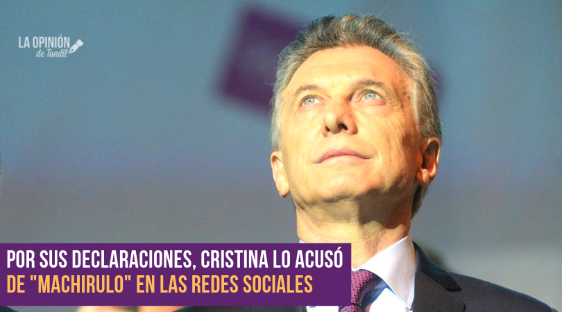 Macri comparó al kirchnerismo con «una mujer que te usa la tarjeta»