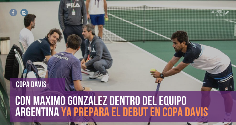 La Argentina ya está en Madrid para la nueva Copa Davis: el quinteto se entrenó en la Caja Mágica