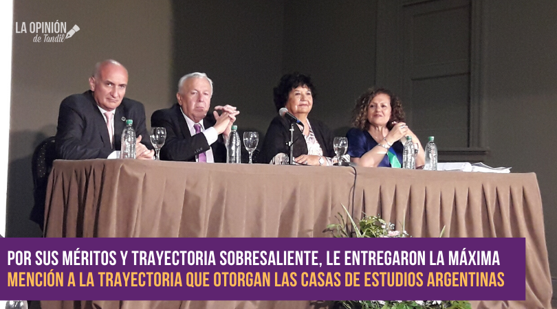 La UNICEN reconoció la trayectoria de Barrancos con un Doctorado Honoris Causa 