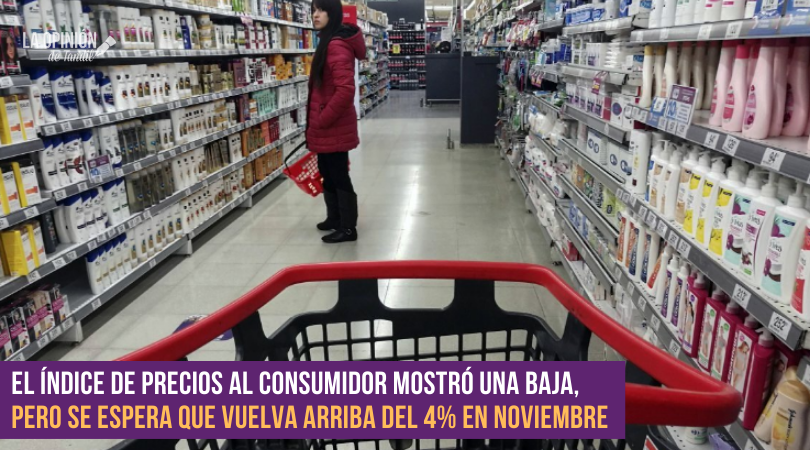 Indec: La inflación en noviembre se estima en el 3,3%