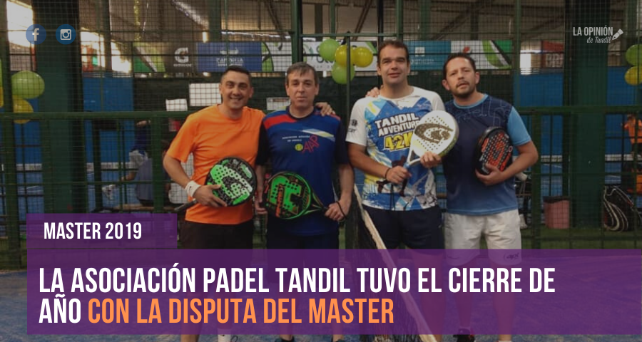 Se jugó el Master de padel 2019