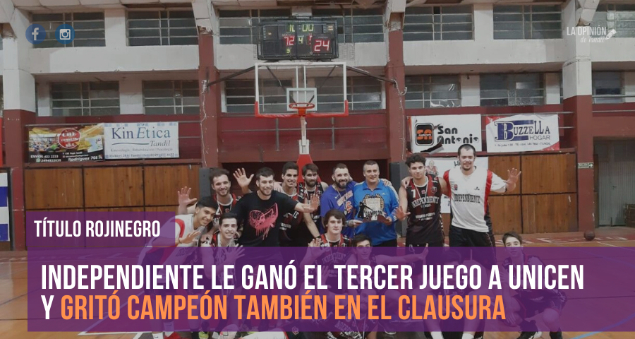 Independiente campeón del año en Tandil