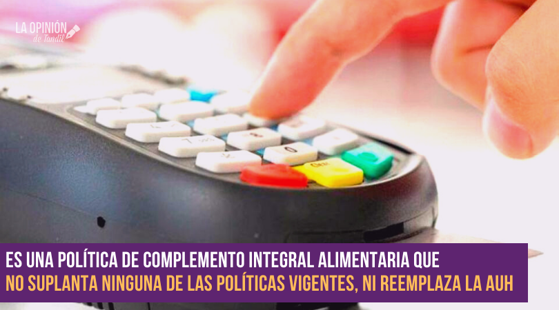 Se conocieron precisiones sobre la tarjeta de alimentos