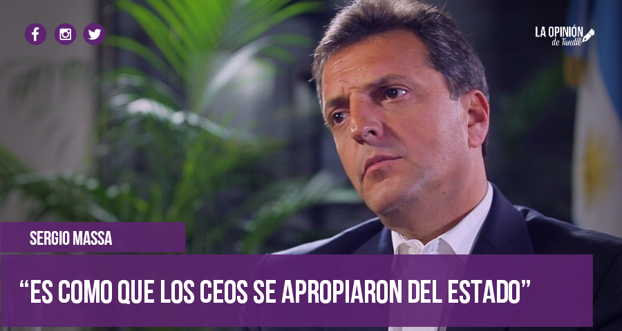 Massa: “Pido a los cómplices del fracaso de Macri, que tengan la dignidad de renunciar a sus cargos”