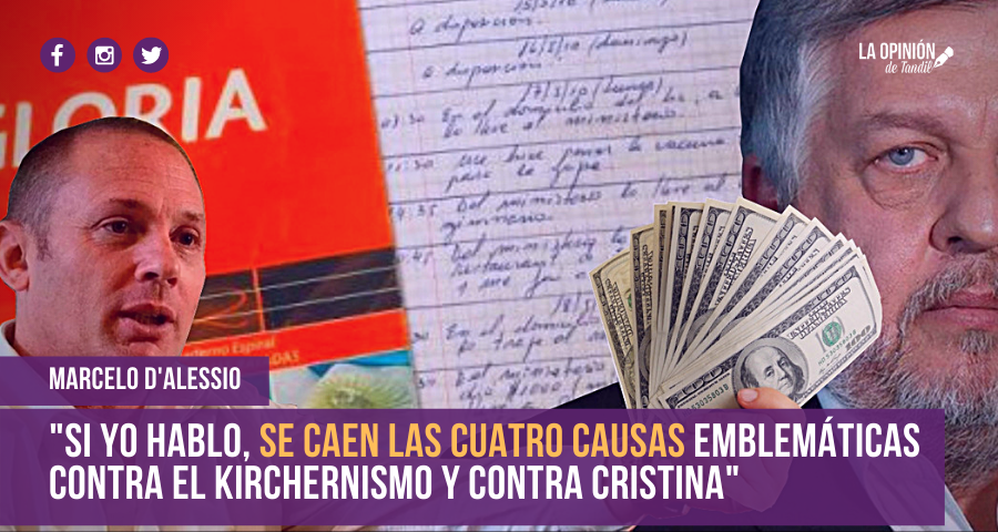 Marcelo D’Alessio rompió el silencio: «Si hablo, se caen las causas contra el kirchnerismo y contra Cristina»