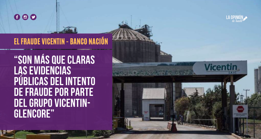 La Bancaria denunció fraude del Grupo Vicentìn y responsabiliza a Macri