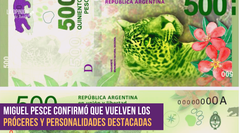 Se van los animales de los billetes