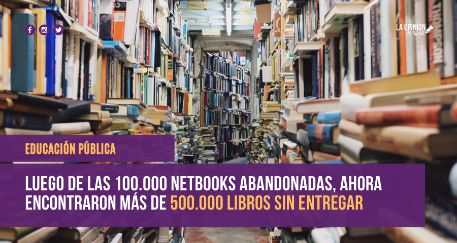 «Hay más de medio millón de libros, algunos inclusive previos a la gestión de Mauricio Macri», sostuvo Nicolás Trotta