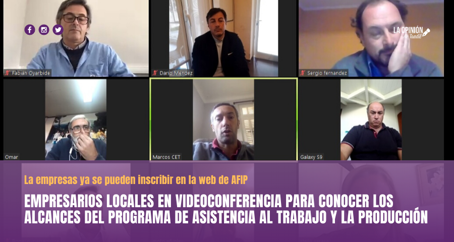 Representantes de cámaras empresarias y pymes locales articulan esfuerzos junto al Estado Nacional para atender la crisis económica