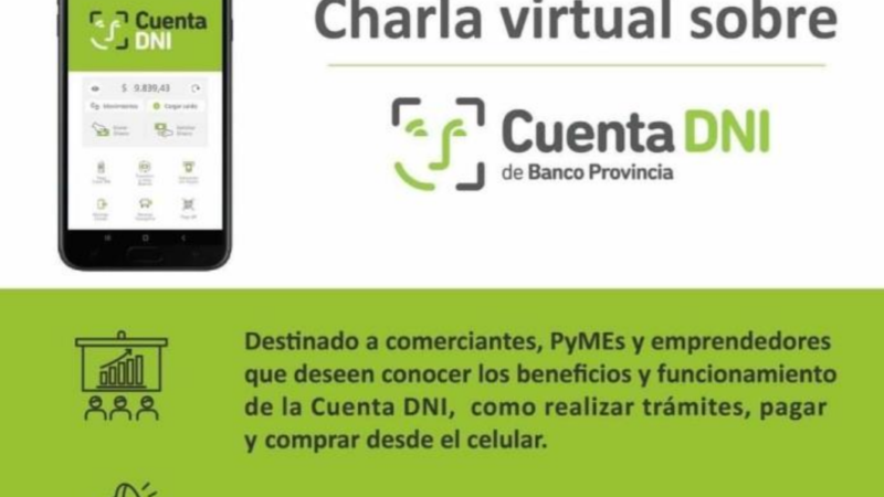 Cuenta DNI: brindarán charla para utilizar la APP