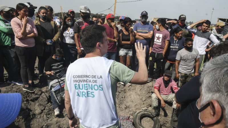 Tras el desalojo en Guernica, Larroque confirma que 235 familias están siendo asistidas