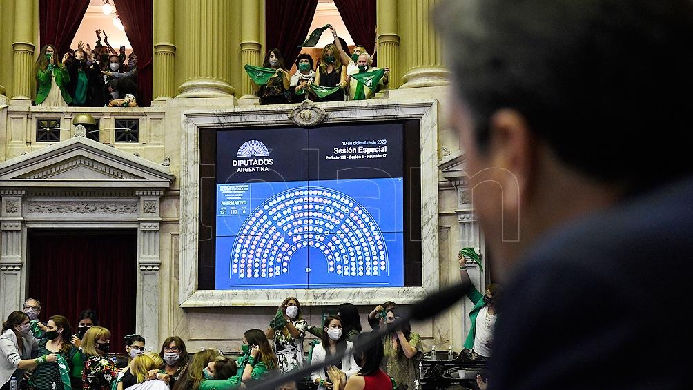 Aborto legal: Diputados dio media sanción y solo falta el Senado