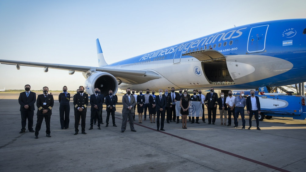 Arriba hoy a Moscú el avión que traerá las primeras dosis de vacunas a Argentina