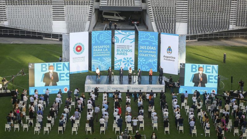 Alberto Fernández y Cristina Kirchner en La Plata: «El Frente de Todos sigue unido como siempre»