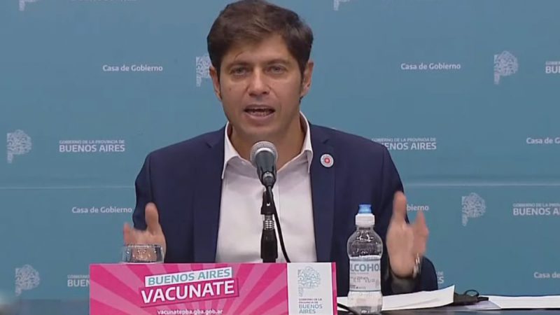 Coronavirus: las precisiones de Axel Kicillof sobre las nuevas medidas en la provincia de Buenos Aires