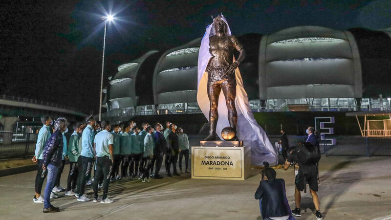 El primer partido de la Selección sin Maradona: así fueron los homenajes