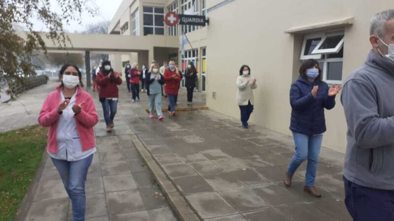 Con marchas y bocinazos los Trabajadores de la Salud siguen visibilizando su reclamo