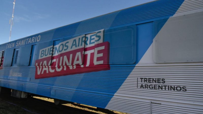 Tren Sanitario: esta semana estará en Azul y Olavarria para continuar con el recorrido por la Provincia