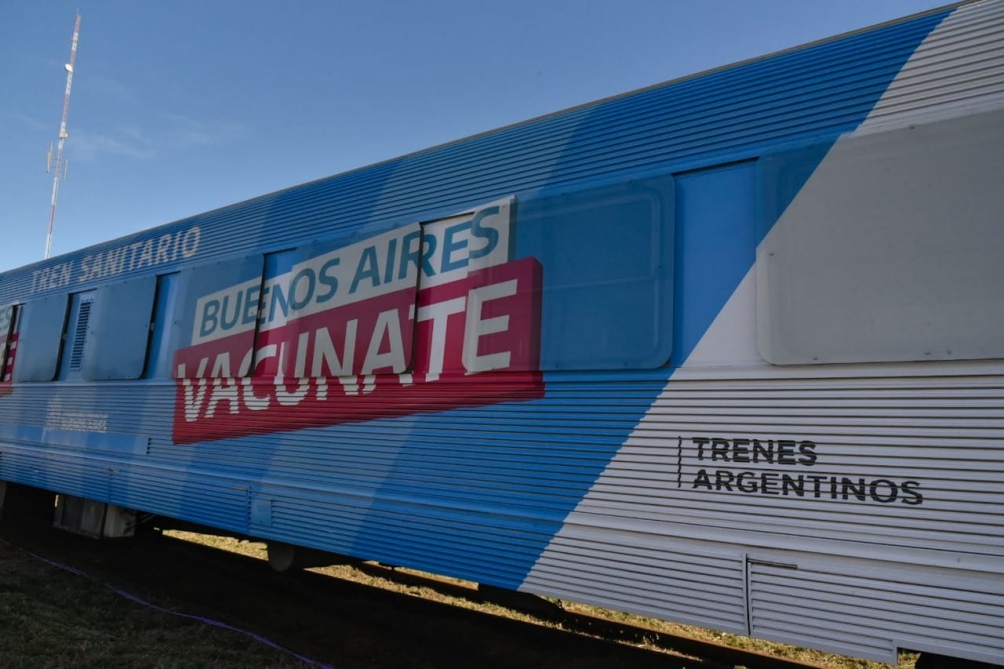 Tren Sanitario: esta semana estará en Azul y Olavarria para continuar con el recorrido por la Provincia