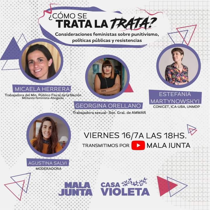 Mala Junta y Casa Violeta invitan a la charla «Diálogos feministas, Preguntas incomodas para desafiar nuestras certezas»