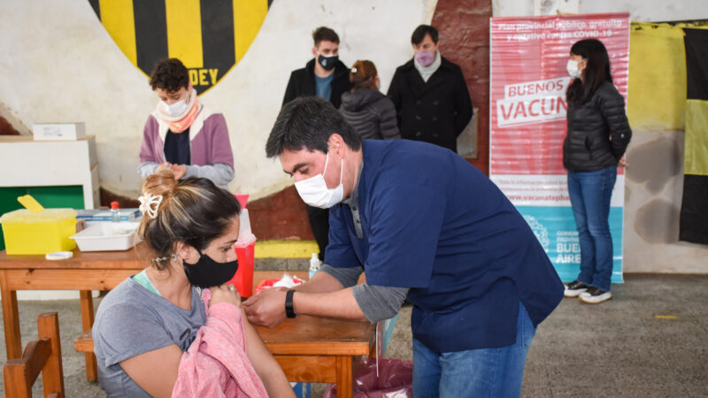 Se realizó un operativo especial de vacunación en Gardey