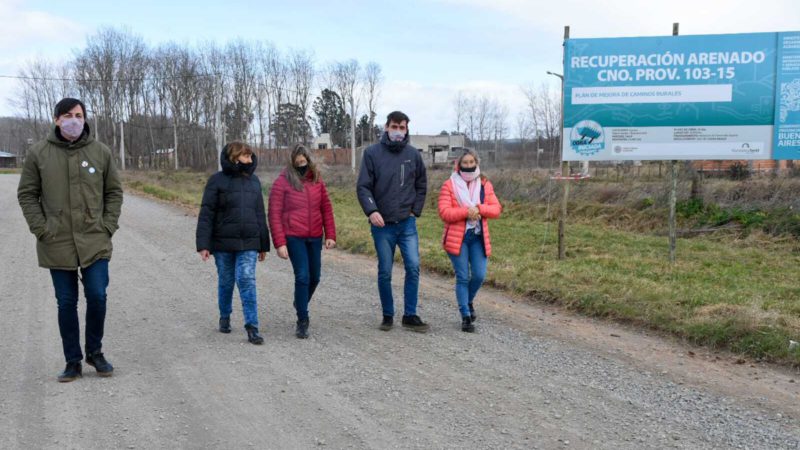 Con una inversión provincial de 4.9 millones de pesos finalizó la obra de mejoras en el camino que une Gardey con el Balneario de Vela