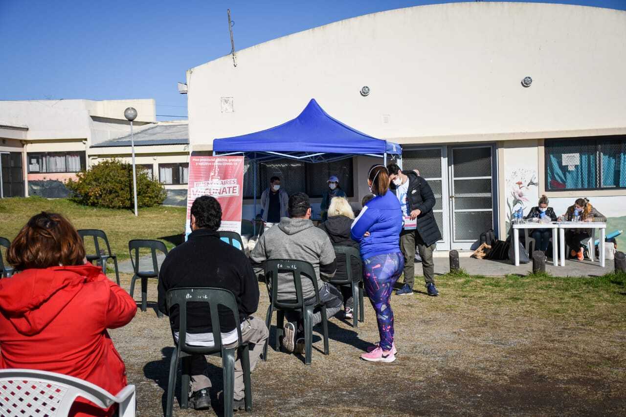 Se llevó adelante la primera vacunación itinerante contra el coronavirus en Tandil