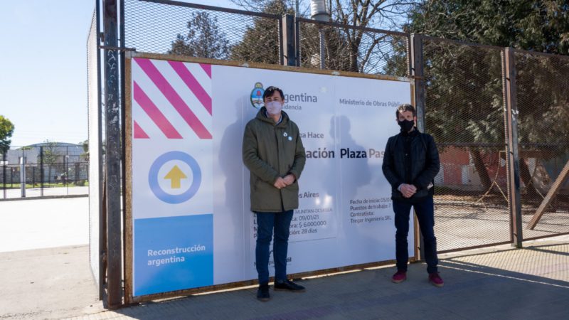 Con financiamiento del Estado Nacional, finalizó la remodelación de la tradicional Plaza “Pasarelli” en Villa Italia