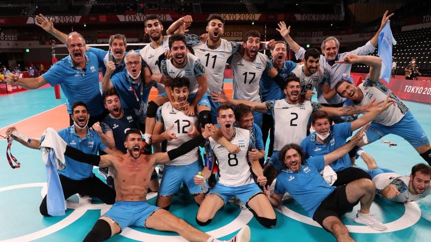 Histórico: el vóley argentino es medalla de bronce en los Juegos de Tokio 2020