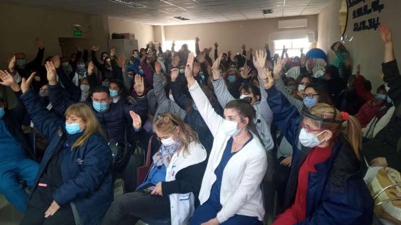 Los trabajadores de la Salud de Tandil iniciaron un paro en reclamo por las condiciones laborales
