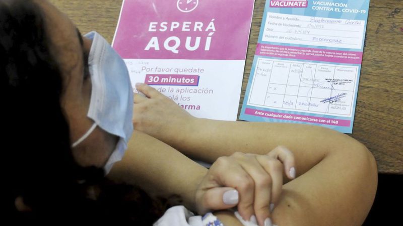 Vacunación en provincia: ya se inoculó a más del 60% de adolescentes de entre 12 y 17 años con comorbilidades