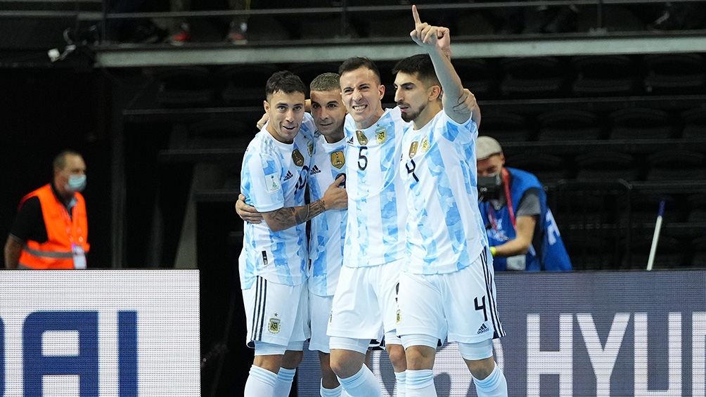 Argentina le ganó a Brasil en un vibrante duelo y es finalista del Mundial de futsal