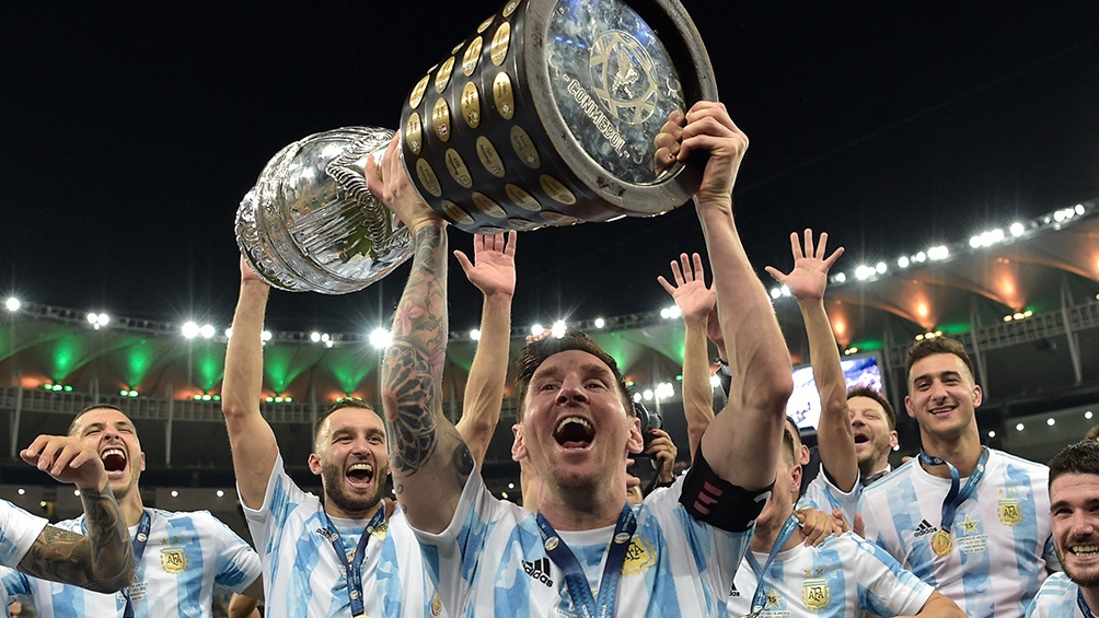 La Selección de Scaloni estrena el trofeo de la Copa América en Caracas ante Venezuela