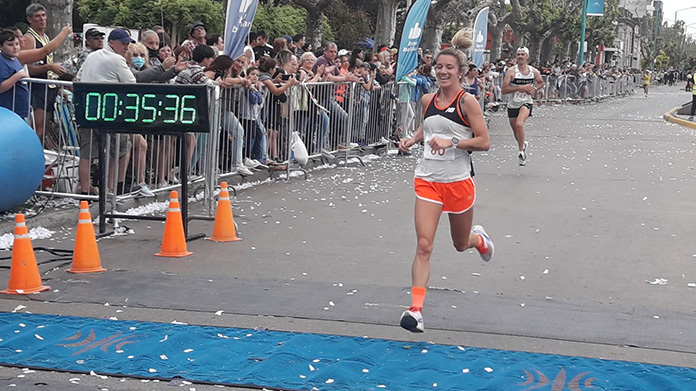 Lujan Urrutia se subió a lo más alto del podio en la tradicional carrera «Dino Hugo Tinelli»