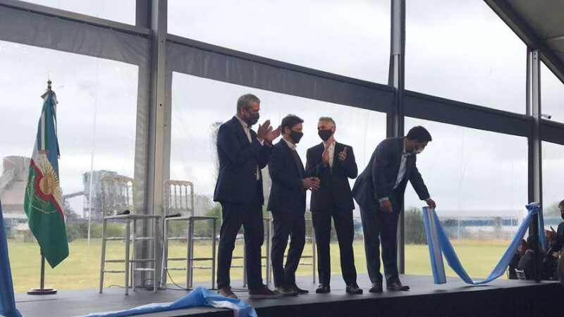 Axel Kicillof inauguró una nueva planta de Loma Negra: «Volvemos a estar en la senda de la producción»