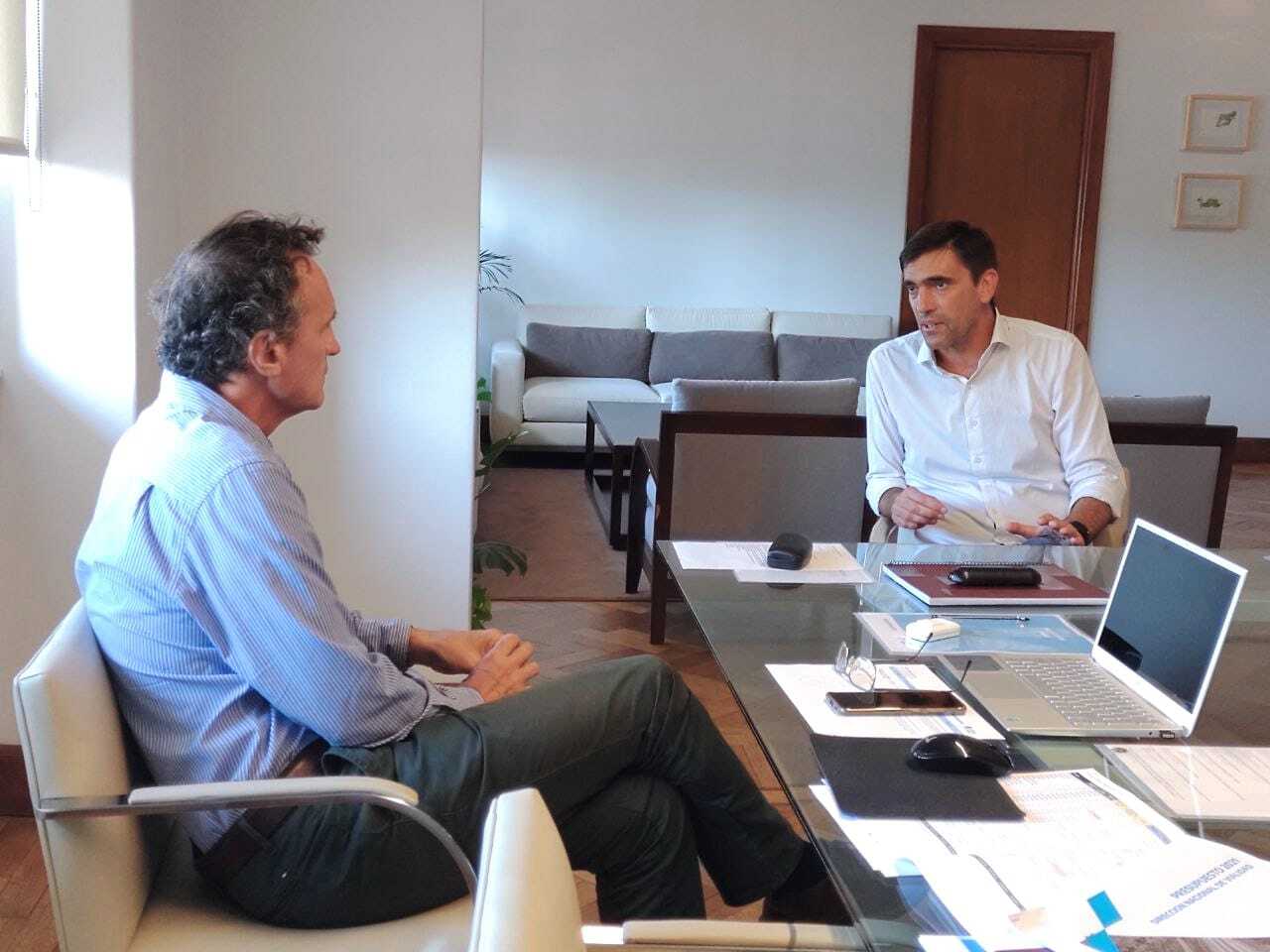 Rogelio Iparraguirre se reunió con el Ministro de Obras Públicas de la Nación y repasaron las necesidades de Tandil para 2022