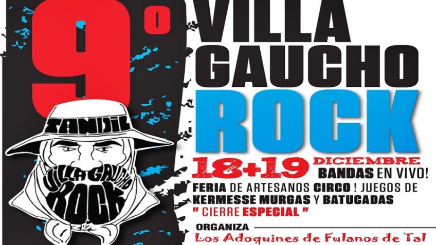 Ya se palpita la 9° edición del «Villa Gaucho Rock»