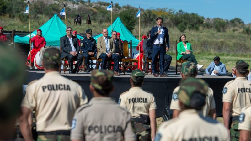 Kicillof lanzó en Olavarría la Policía Rural y Tandil recibirá 15 oficiales especializados para prevenir el delito rural