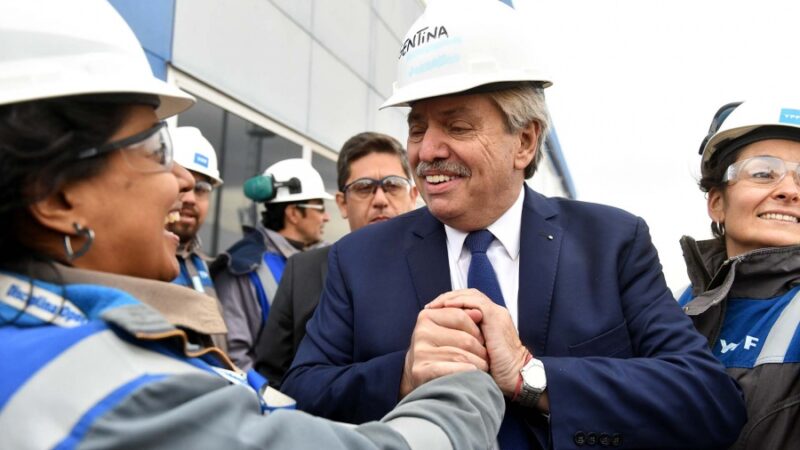 Alberto Fernández en el lanzamiento del gasoducto Néstor Kirchner: «en Vaca Muerta tenemos gas para 200 años»