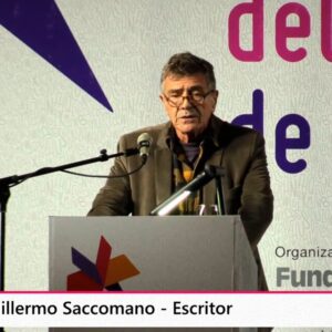 El escritor Guillermo Saccomanno inauguró la 46° Feria Internacional del Libro con un contundente discurso