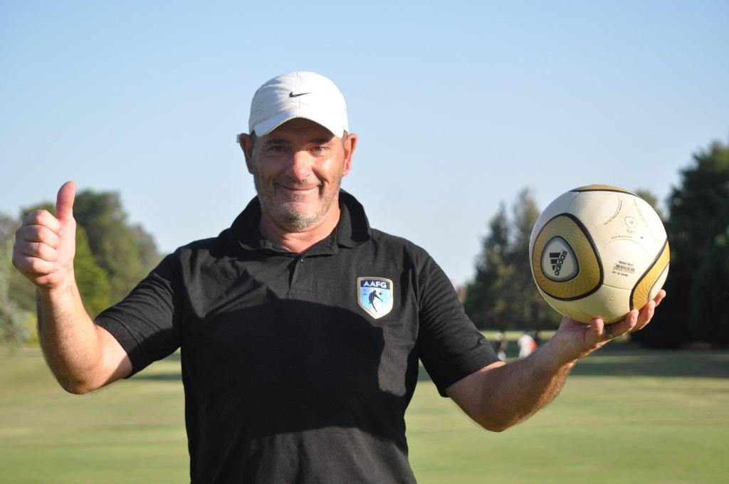 Sergio Toth gritó campeón con la camiseta Argentina en el Sudamericano de Footgolf