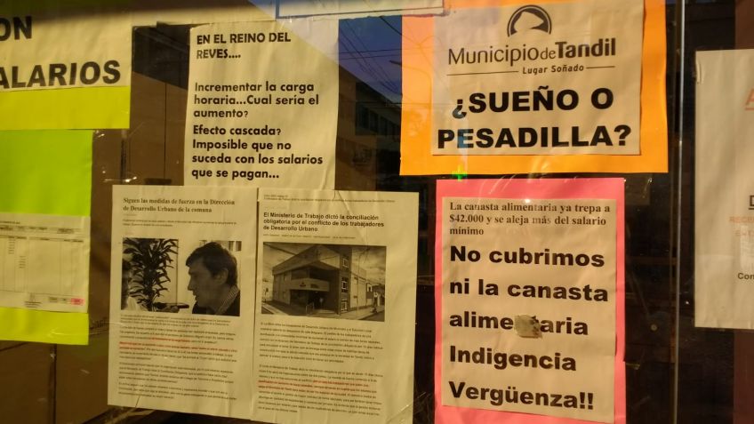 Nuevamente al paro: Los trabajadores de Desarrollo Urbano de Obras Públicas del municipio piden un sueldo digno y toman medidas de fuerza por tiempo indeterminado