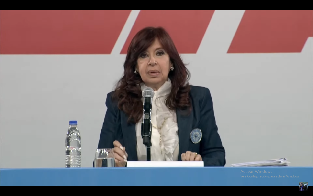 Cristina Kirchner: «La unidad del Frente de Todos no estuvo ni estará en discusión»