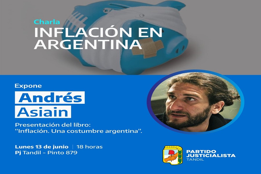 El Partido Justicialista de Tandil llevará adelante una charla sobre inflación en Argentina