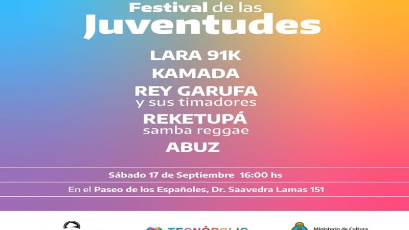 El Camión Cultural de Tecnópolis llega a Tandil para realizar el Festival de las Juventudes